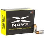 NovX Item Number: 380CP80-20
380 ACP
80 Grains
Bullet Type: Monolithic Copper Hollow Point
Muzzle Velocity: 1150 fps
Muzzle Energy: 235 ft/lbs
High Nickel Stainless Steel body/ Aluminum Case Head
Lead free
Uses: Self Defense, Tactical
20 Rounds per Box