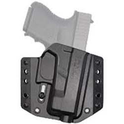 Bravo Concealment, BCA, OWB Concealment Holster, 1.5" Belt Loops, Fits Glock 26/27/33, Right Hand, Black, Polymer, Does not fit Glock 27 Gen 5