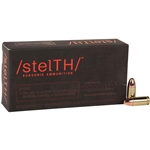 Manufacturer:Ammo, Inc.
Cartridge:9mm Luger
Number of Rounds:50
Bullet Type:Full Metal Jacket (FMJ)
Bullet Weight:165 grain
Cartridge Case Material:Brass
Muzzle Velocity:800 ft/s
Muzzle Energy:269 ft-lbs
Application:Personal Protection, Target
Package Type:Box
Included Accessories:Standard
Primer Style:Centerfire
Lead Free:No
Country of Origin:USA
Gun Type:Handgun