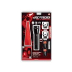 Maglite ML25LT From our Legacy Collection and for the true Maglite fan, the Maglite® ML25LT™ LED 2C-Cell Flashlight has long been a favorite and solid performer. With its candle mode, ultra-bright light, and sleek, compact design, you will find many uses.
- Run time high is 7 hours & low mode is 72 hours
- Beam throw is 337 meters
- Water-resistant IPX4
Dual Power Options: Alkaline Batteries
