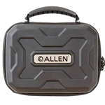 026509018858 Allen Handgun Case made Polymer with Black Finish, Molded Carry Handle, Egg Crate Foam & Lockable Zippers 9" x 6.25" Interior Dimensions