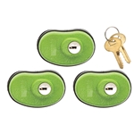 AMERICAN Outdoor 661120080718 Lockdown Trigger Lock Key Green 3 Per Pk