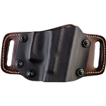 Product Info for Texas 1836 Mini Partner - Kydex IWB Holster
The Texas Mini Partner is made from top grade Kydex, with the back-pad made from premium grade leather. This is the perfect match between leather and Kydex resulting in a super comfortable holster. This quick draw holster has adjustable tension to secure a perfect fit!image

Specifications for Texas 1836 Mini Partner - Kydex IWB Holster:
Manufacturer:Texas 1836
Color:Brown
Holster Material:Leather, Kydex
Hand:Right
Holster Type:Outside the Waistband Holster
Attachment/Mount Type:Belt Loop/Slot
Fastener/Closure Type:Open Top
Application:Concealment
Features of Texas 1836 Mini Partner - Kydex IWB Holster
Made with premium grade leather and kydex
Adjustable retention
Compact design
Outside the waist only
Safest retention