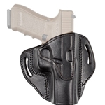 Tagua Gunleather TX1836 Cannon S&W M&P Shield and Most Single Stack Compact Pistols Belt Slide Holster Right Hand Leather Black
Tagua Gunleather has a holster that gives you multiple handgun fits in the same leather holster. Made from premium high quality leather with a slight forward cant and an open top for fast easy access.

Specifications and Features:
Tagua Gunleather TX1836 Cannon TX-BH 3
Right Hand
True multi-fit design with double-stitching for added durability
Open top design for a faster draw
Rides at a forward angle to optimize the position for most of the larger guns
Handcrafted, premium high-quality leather, perfectly shaped and molded to the gun
Black Finish

Fits:
Smith & Wesson M&P Shield and Most Single Stack Compact Pistols