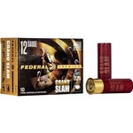 Extend the range and enhance the lethality of lead turkey payloads with Federal Premium® Grand Slam®. Its FLITECONTROL FLEX™ wad system works in both standard and ported turkey chokes, opening from the rear for a controlled release of the payload and extremely consistent patterns. The high-quality copper-plated lead pellets are cushioned with an advanced buffering compound to provide dense patterns and ample energy to crush gobblers.

Features:

FLITECONTROL FLEX™ wad ensures dense patterns through both standard and ported turkey chokes
Copper-plated lead shot
Buffering prevents pellet deformation for more consistent patterns
Roll crimp and clear card wad keep buffering in place
A portion of the proceeds are donated to the National Wild Turkey Federation
10-count pack