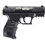 Walther CCP 9mm Walther's CCP is an ideal combination of style, ergonomics, size, shape, accuracy, and ability to conceal comfortably. It features a Softcoil gas-delayed blowback system which uses gas pressure from the ignited cartridge by directing it through a small port in the barrel in front of the chamber to slow down and delay the rearward motion of the slide. The CCP utilizes a polymer frame with accessory rail, manual thumb safety, low-profile 3-Dot sights, and non-slip grip. The slide features a slide stop lever and front/rear serrations.