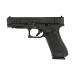 GLOCK, 47 M.O.S., SEMI-AUTOMATIC FULL SIZE POLYMER FRAME PISTOL, SAFE ACTION, 9MM, 4.49" BARREL, BLACK, MATTE FINISH, FIXED SIGHTS, OPTICS READY, 10 ROUNDS, 3 MAGAZINES, COMES WITH GLOCK OEM ADAPTER PLATE 02 FOR TRIJICON RMR FOOTPRINT