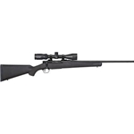 MOSSBERG, PATRIOT BOLT ACTION RIFLE, 7MM-08, 22" FLUTED BARREL, MATTE BLUED FINISH, BLACK SYNTHETIC STOCK, VORTEX 3-9X40MM SCOPE, ADJUSTABLE TRIGGER, WEAVER STYLE BASE, 1 MAG, 5RD