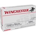 Winchester "USA White Box" stands for consistent performance and outstanding value, offering high-quality ammunition to suit a wide range of hunter's and shooter's needs.
Caliber : 7.62x51mm NATO
Bullet Type : Full Metal Jacket Lead Core (FMJLC)
Bullet Weight : 149 gr
Rounds Per Box : 20
Boxes Per Case : 25
Casing Material : Brass