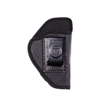 Tagua Ecoleather
Fits Glock 43/42/43x/ Smith & Wesson Shield/ Hellcat/ Shiled EZ and similar sized pistols 
Black, Left hand