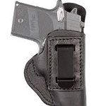 Specifications and Features:
This is not a Glock Factory Part, this is an after market product
Tagua Gunleather SS 1836 Soft Holster TX-SOFT
Right Hand
Inside Waistband (IWB)
Thin and comfortable
Handcrafted from genuine, high-quality, super soft leather
Reinforced stitching ensuring quality, security, and a lifetime of enjoyment
Open top design for a quick draw
The strong steel clip assures good retention
Black Finish

Fits:
Beretta PX4 Sub Compact
Glock 26/27/33
Springfield XD 9/40 Sub Compact Size Only
Taurus PT111/G2 9mm
Taurus Millennium Pro
And Similar