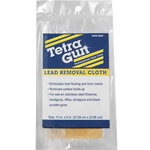Tetra Gun Lead Removal Cloth 10"x10" 330I
Eliminates lead and burn marks
Cleans carbon build-up
For use on stainless steel firearms, handguns, rifles, shotguns and black powder guns
Easy-to-use
10"x10"