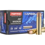 Cartridge357 Magnum
Grain Weight158 Grains
Quantity50 Round
Muzzle Velocity1296 Feet Per Second
Muzzle Energy589 Foot Pounds
Bullet StyleJacketed Hollow Point
Lead FreeNo
Case TypeBrass
PrimerBoxer
CorrosiveNo
ReloadableYes