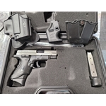 *USED* 
This sub-compact 3" XD pistol is the ultimate in self defense firearms. The shortest carry polymer pistol in the world that features the only light rail in its class.