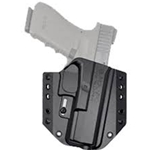BCA, OWB Concealment Holster, 1.5" Belt Loops, Fits Glock 17/31/32/47, Right Hand, Black, Polymer, Does not fit Glock 22/23 Gen