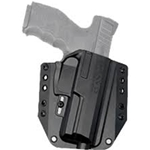 Bravo Concealment, BCA, OWB Concealment Holster, 1.5" Belt Loops, Fits HK VP9/VP9 Tactical, Right Hand, Black, Polymer, Does not fit VP40