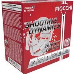 Fiocchi 762344705569 FIO 12GA 2.75" 1OZ #8 1200FPS 25/10