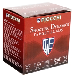 FIO 20GA 2.75 IN 7/8 OZ #7.5 1210FPS 25-RD