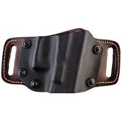Product Info for Texas 1836 Mini Partner - Kydex IWB Holster
The Texas Mini Partner is made from top grade Kydex, with the back-pad made from premium grade leather. This is the perfect match between leather and Kydex resulting in a super comfortable holster. This quick draw holster has adjustable tension to secure a perfect fit!image

Specifications for Texas 1836 Mini Partner - Kydex IWB Holster:
Manufacturer:Texas 1836
Color:Brown
Holster Material:Leather, Kydex
Hand:Right
Holster Type:Outside the Waistband Holster
Attachment/Mount Type:Belt Loop/Slot
Fastener/Closure Type:Open Top
Application:Concealment
Features of Texas 1836 Mini Partner - Kydex IWB Holster
Made with premium grade leather and kydex
Adjustable retention
Compact design
Outside the waist only
Safest retention