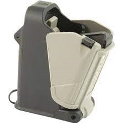This Maglula UpLULA is a military-quality pistol magazine loader/unloader for virtually all .22 Long Rifle wide-body magazines. This pocket-sized magazine loader self-adjusts to load single- and double-stacked magazines from nearly all manufacturers.

The UpLULA loader performs reliably and takes only a third of the time of manual loading. Even better, this tool makes reloading painless! Spend less time at the bench reloading and more time throwing rounds heading down range with a Magula 22UpLULA .22 LR pistol magazine loader.

Features and Specifications:
Pistol Magazine Loader For .22 LR
Designed To Load .22 Long Rifle Rounds
Designed To Load/Unload Single And Double Stack Magazines
No More Finger Pain During Loading
Loads And Unloads In One-Third The Time Of Thumb Loading
Material: Highly Durable Polymer Construction
Color: Gray/Black

Fits:
Single Stack Magazines GSG-1911
GSG-Colt Conversion Kit Magazine For 1911 Government
Kimber
Nighthawk Custom .22 Converted Magazine
SIG 220
Wilson Combat Polymer 422M-P

Double Stack Magazines:
Beretta M92/96
CZ 75 Kadet
Glock 17/19/22/23 – Advantage Arms
Para – Advantage Arms
SIG 226/228/229
STI – Advantage Arms
Tanfoglio Force 22 L&P
TS TSG-22
Witness 9/40

Note: May not load the last round in a few type of magazines

Does Not Fit:
.380 ACP To .45 ACP magazines
Tactical Solutions 1911 Single Or Double Stack