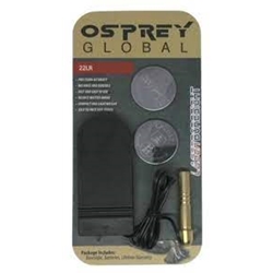 The Osprey Laser Boresight is a red laser ensuring your first shot is on target. Osprey boresights are designed to save you time and money with less wasted ammo. They feature high quality brass construction with reliability and durability. They are extremely fast, easy to use, and are a cost-effective method to accurately sight your weapon. The laser dot, which has been precisely calibrated in the cartridge, is projected down the barrel and will get you within 1.5 inches of center by following the simple instructions. Osprey Global boresights are backed by the industry leading no-nonsense lifetime warranty.