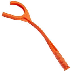 Warm Up for Hunting Season with a Clay Target Thrower
Whether you need to warm up for hunting season or take the family for a fun day in the field, the Aim Sport Hand Thrower can make shooting more fun. Sure you can throw a can in the air but you won't get the speed, distance, and control you get with a hand thrower. You can throw straight-away, crossers, skimmers and curves without a machine. A hand thrower is easy to carry and easy to use.

Air Sport Standard Clay Target Hand Thrower Specifications and Features
Aim Sport Item Number AIMCT010
Fits Standard Clay Targets
Rugged Polypropylene Construction
Orange