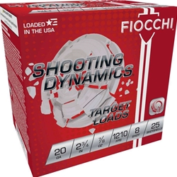 Affordable price does not mean compromised performance—at least not when you are talking about Fiocchi’s Shooting Dynamics line of clay shotshells. Shooting Dynamics ammo is designed to provide shooters the best-performing shotshells at the best possible price. Powered by Fiocchi’s industry-leading primers, Shooting Dynamics blends first-run chilled lead shot with one-piece cups, cushioned wads, and clean-burning powder for reliability and downrange performance that belies its price point.