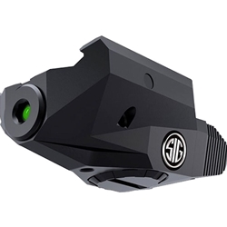 SIG Sauer is manufacturer of some of the most reliable firearms and accessories on the market today. A great addition to any handgun the LIMA1 compact laser assists with target acquisition and improves follow up shot times. A 5 mW laser provides unmatched battery life and runtime for the ultimate reliability in everyday carry situations. The ambidextrous paddle switches ensure if you are shooting with your non dominate hand you can always activate the laser. Precise windage and elevation adjustments allow you to adjust your point of aim to the precise point of impact. The perfect laser module for your handgun the LIMA1 from SIG Sauer is sure to keep your rounds on target.

Specifications and Features:
SIG Sauer Item: SOL11002
Green Laser Module
5 mW Laser
Momentary Or Continuous On
IPX-7 Water Proof Performance
Adjustable Windage and Elevation
Polymer Construction
Black
Fits:
1913 Picatinny Rail