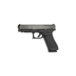 GLOCK, 47 M.O.S., SEMI-AUTOMATIC FULL SIZE POLYMER FRAME PISTOL, SAFE ACTION, 9MM, 4.49" BARREL, BLACK, MATTE FINISH, FIXED SIGHTS, OPTICS READY, 10 ROUNDS, 3 MAGAZINES, COMES WITH GLOCK OEM ADAPTER PLATE 02 FOR TRIJICON RMR FOOTPRINT