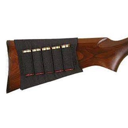 The Allen Buttstock Shotgun Shell Holder is the perfect way to hold extra sheels on your shotgun. This shell holder holds 5 rounds and comes in a black finish.