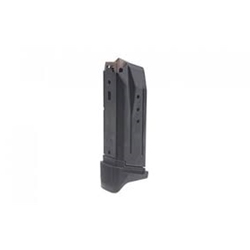 The Ruger Security-380 magazine is a standard factory replacement magazine for the Ruger Security-380 pistol. This magazine is designed to hold 10 rounds of .380 Auto ammunition and is made of alloy steel with a black oxide finish. Each and every magazine is made using Ruger's specifications and tolerances using the same manufacturing processes and materials as the original equipment magazines, ensuring perfect fit and operation.