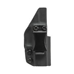 Tagua Gunleather Item Number: AMBI-DTR-300
Inside the Waistband (IWB) Holster
Ambidextrous
Adjustable Retention
Secure/Reliable Fit
Compatible with Most Red Dot Sights
Ability to Quickly Draw and Re-Holster
Sweat Guard (Between Body/Firearm)
Dual Position Adjustable Clip
Premium Grade Kydex
Color: Black

Fits:
Glock 17, 22, 31