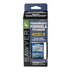 Premium Insect Repellent 20% Picaridin - 4 oz spray. Picaridin is a promising new insecticide; its effect is similar to DEET, yet it is safer on gear and equipment than DEET. At 20%, this long lasting topical insect repellent is effective up to 8 hours against mosquitoes, ticks, biting flies, gnats, chiggers and fleas. Picaridin is more effective at repelling biting flies than DEET. Sawyer's 20% Picaridin is virtually odorless; It has a mild citrus scent added to it which quickly evaporates away.Will not harm gear or equipment!image