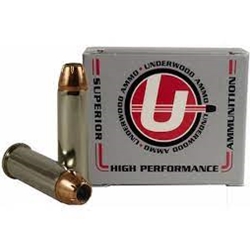 Caliber: .38 Special +P
Bullet Type: eXtreme Terminal Performance Jacketed Hollow Point
Bullet Weight: 125 Grain
Rounds: 20 per Box
Muzzle Velocity: 1250 fps
Muzzle Energy: 434 ft/lbs
Jacket Material: Copper
Core Material: Lead
Casing: Nickel Plated Brass
Flash Suppressed Powder

Uses: Medium Game