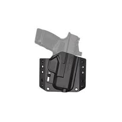 Bravo Concealment, BCA, OWB Concealment Holster, 1.5" Belt Loops, Fits Springfield Hellcat, Right Hand, Black, Polymer, Does not fit Hellcat RDP