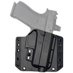 Bravo Concealment, BCA, OWB Concealment Holster, 1.5" Belt Loops, Fits Glock 48/48 MOS, Right Hand, Black, Polymer